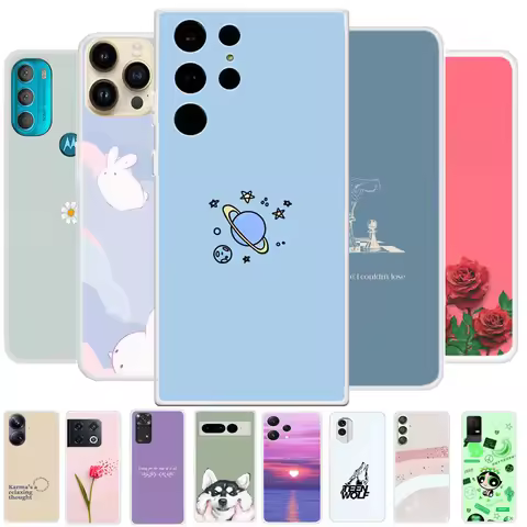Clear TPU Cover for LG Stylo 6 5 4 Stylus 2 Case Silicone Phone Covers for LG G8 G8X G8S G7 ThinQ Ca