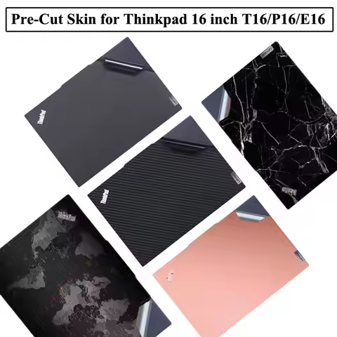 Pre-Cut Sticker Skin Cover for Thinkpad 2024 16 inch Palmrest Lcd Film Decal for Thinkpad T16 P16s P