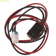 Doublebuy Durable 4Pin 12AWG Power Wire Cable for for Icom IC-7100 IC-7300 IC-7000