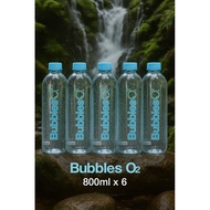 Bubbles o2 (800ml x 6 botol) Mineral