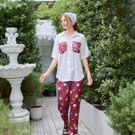 ชุดนอน Muslin Pajamas Muslin Pet รุ่น Chamomile (T3257 T3258 T3264 T3265)| ชุดนอนชุดเที่ยวชุดนอนผู้ห