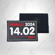 Emblem Patch Rubber Logo ELECTION 2024 14.02 Bet KPU