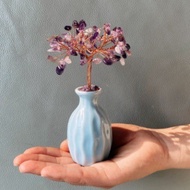 Natural Crystal Tree Fortune Tree Ornaments Desktop Ornaments Lucky Crystal Tree Potted Crystal Tree
