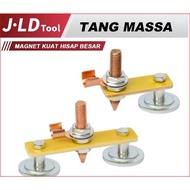 Kepala Magnet Kabel Massa Klem Las Besi Single Double JLD ORIGINAL / Tang Masa Head Mesin Travo Penj