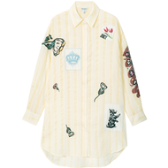 Juicy Couture | เสื้อคลุมผู้หญิงพิมพ์ลายกราฟิตี้ ผ้าไลโอเซลล์