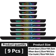 Haval Colorful Reflective Laser Car Door Sticker Protector Auto Threshold Strips Rear Trunk Anti-Scr