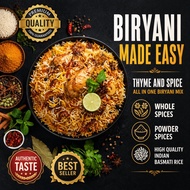 BIRYANI PAC MIX MASALA & BASMATI RICE Biryani Pack (for 6-12 PAX) Complete India Herbs Spices TMART