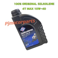 100% ORIGINAL FUCHS SILKOLENE 4T 1L MAX 10W-40 10W40 1 LITER ENGINE OIL MINYAK HITAM HIGH PERFORMANC