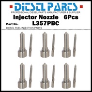 6Pcs Fuel Injector Nozzle Tips L357PBC for Hyundai Truck/Bus 12.9d D6CA BEBE4D21001 33800-84830 Aero