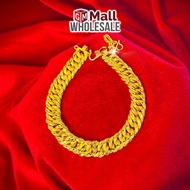 Gelang Tangan Lipan 1.1 Emas Bangkok Emas Korea GM Mall Bracelet 24k Gold Plated Jewellery