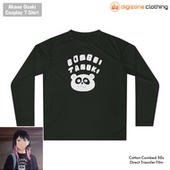 Akane-Banashi Akane Osaki Cosplay Black Long Sleeve Anime T-Shirt