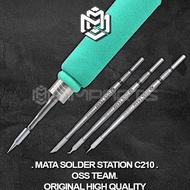 MATA OSS Team T210 Straight Soldering Iron Tip Bent/ C210 Eye Type Blade/ OSS C210 SOLDERING BIT/ OS