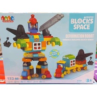 JDLT Blocks Space Deformation Robot 132 pcs Educational Block Toys