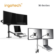 [ Local Ready Stocks ] IRGOTECH M-Series Triple Arm Monitor Stand with Adjustable Monitor Arm for Du