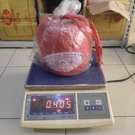 ( Merah ) Tali Plastik Rafia warna Merah gulungan besar tali murah ikat jahit