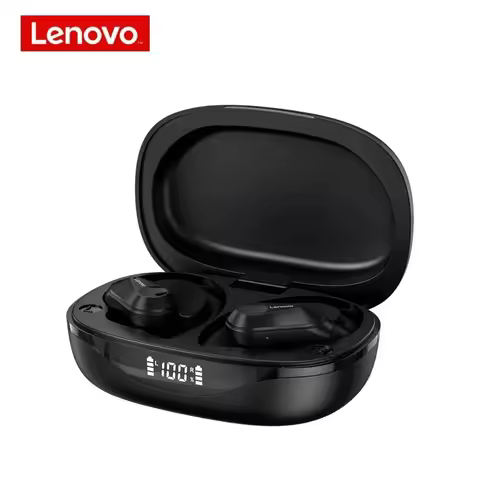 Lenovo LP75 TWS Wireless Earphone Bluetooth 5.3 TWS Headphone LED Power Display Sport EarHook Noise 