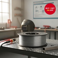 Gasless MIG Welding Wire E71T-GS - 1kg Flux Core, Stainless Steel, Self-Shielded