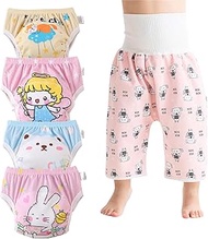 Pack of 6 Baby Toddler Potty Training Trousers for Boys and Girls 2-6 Years, Rosa4b+1 Diaper Pants, 