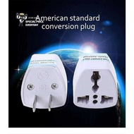 Universal Socket Adapter Travel Power Plug Two-Pin To Three-Hole Conversion Standard Connector