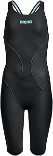 ARENA Girls Powerskin Impulso Kneeskin Swim Racing Suit Open Back Short Leg
