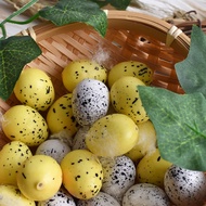 EG-02 Artificial Quail Eggs 2 Colors Size 2.5*2 Cm. Can Be Decorated Both Outside And Inside The Bui