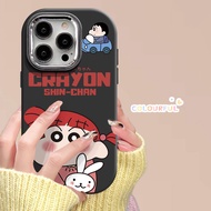 Crayon Shin chan and Ai Case For OPPO A37 A3X A3 A40 A60 A54 A57 A57E A57S A77 A59 A7 A5S A12 A12S A