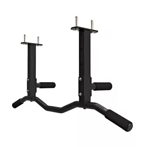 EZ Bar Wall Mounted Pull up Bar 500lbs Capacity Multi-Grip Home Gym Bar