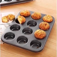 Nonstick Cupcake Tray Muffin Molder 6/12 holes Bakeware for Oven Baking Tray Cupcake Pan