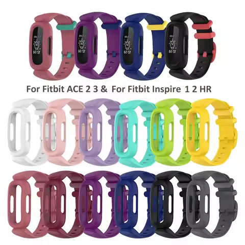 Wrist Strap For Fitbit Ace 3 Kids Smart Watch Band For Fitbit Inspire 2 Sport Bracelet Replacement S