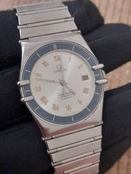 Omega 正版絕版 1987年 古董錶 星座天文台 日期顯示 可正常使用 日本水銀電池 中性石英錶 手圍17.8公分內