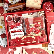 Collage Set, Large Capacity, Including Notebook, A6 Notebook, Vintage Classic Design Paper, Collage 