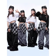 christmas outfit christmas outfit for kids Jazz Dance Costume Girls Practice Costume Loose Pants Sui