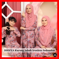 Raya 2024 Dsofea Kurung Jubah Ironless Asyiraa 39 Kid 7.0 Jasmine 19 Baju Sedondon Tak Payah Gosok (II)