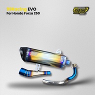 Honda forza 250 300 full system 99 racing exhaust