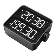 <Big Discount> Kitchen Timer Magnetic Large LCD Digital Dual Screen Timer for Cooking Classroom