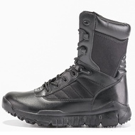 Feihu Breathable Combat Boots Tactical Boots CQB.SWAT Men's black high-top training shoes for autumn