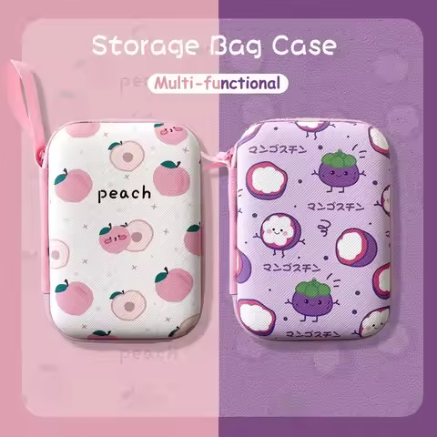Camera Bag Multi-functional Storage Box for Charger Cable Organiser Wire Power Bank Earphone SD Card