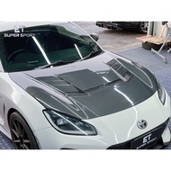 Toyota GR86 VARIS Carbon Bonnet Hood & ADRO Design Carbon Front Lip
