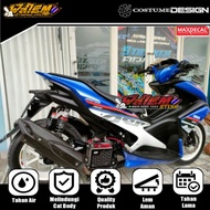 AEROX 155 STRIPING - NVX 155 CUSTOM TRANSPARENT