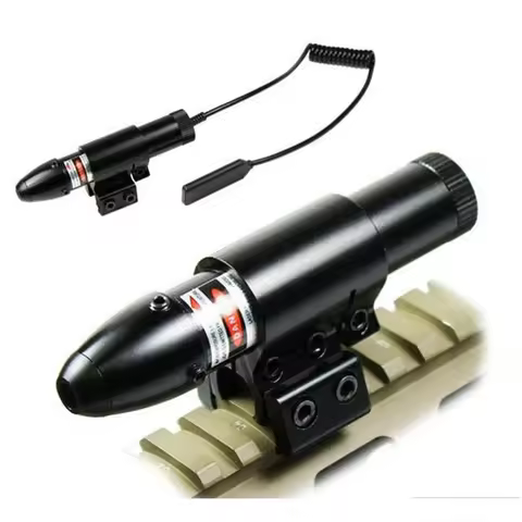 Powerful Mini Green Laser Dot Sight Scope with 1High-Transmission Lens and Pressure Switch Laser for