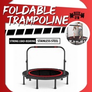 Foldable Trampoline 40 Inch Indoor Fitness Silent Trampoline Rebounder Adults Exercise Trampoline Ma