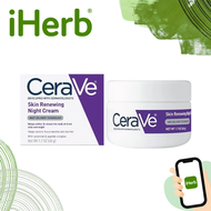 CeraVe night cream for face skin renewing night cream with hyaluronic acid & niacinamide 48g
