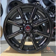 Watanabe [Glossy Black] Thailand Sport Rim 15x6.5JJ ET40 (4x100/114.3)