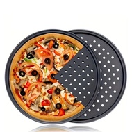 Baking Pizza Pan With Hole Perforated Pizza Pan Carbon Steel Pizza Pan Pizza Trays With Hole