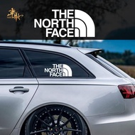 ** STOCK]. THE NORTH FACE NORTH FACE Sticker NORTH Reflective Car Sticker Unique Creative Waterproof