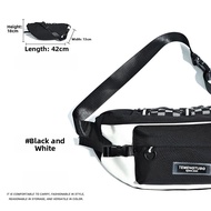 Trendy Mens Crossbody Backpack Casual Sporty Single Shoulder Sling Bag Youth Leisure Nylon Doughnut 