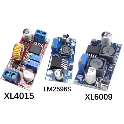 DC-DC XL4015 Step Down Converter 5A / XL6009 Boost/buck Power Module Adjustable 4A Current / LM2596S
