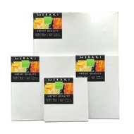 Meraki Premium Gesso Primed Stretched Canvas Board with Wood Frame Canvas for Painting