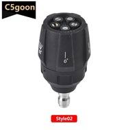 C5GOON 5 In 1 Car Washer Spray Nozzle High Pressure Washing Nozzle 1/4 Quick Connector Rotating 0/15
