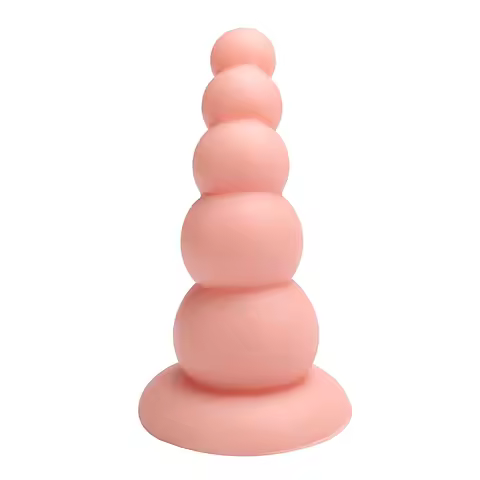 Thierry Curved Anal Plug With Suction Cup Anal Beads Anal Balls Lesbian Butt Plugs Male Prostate Mas